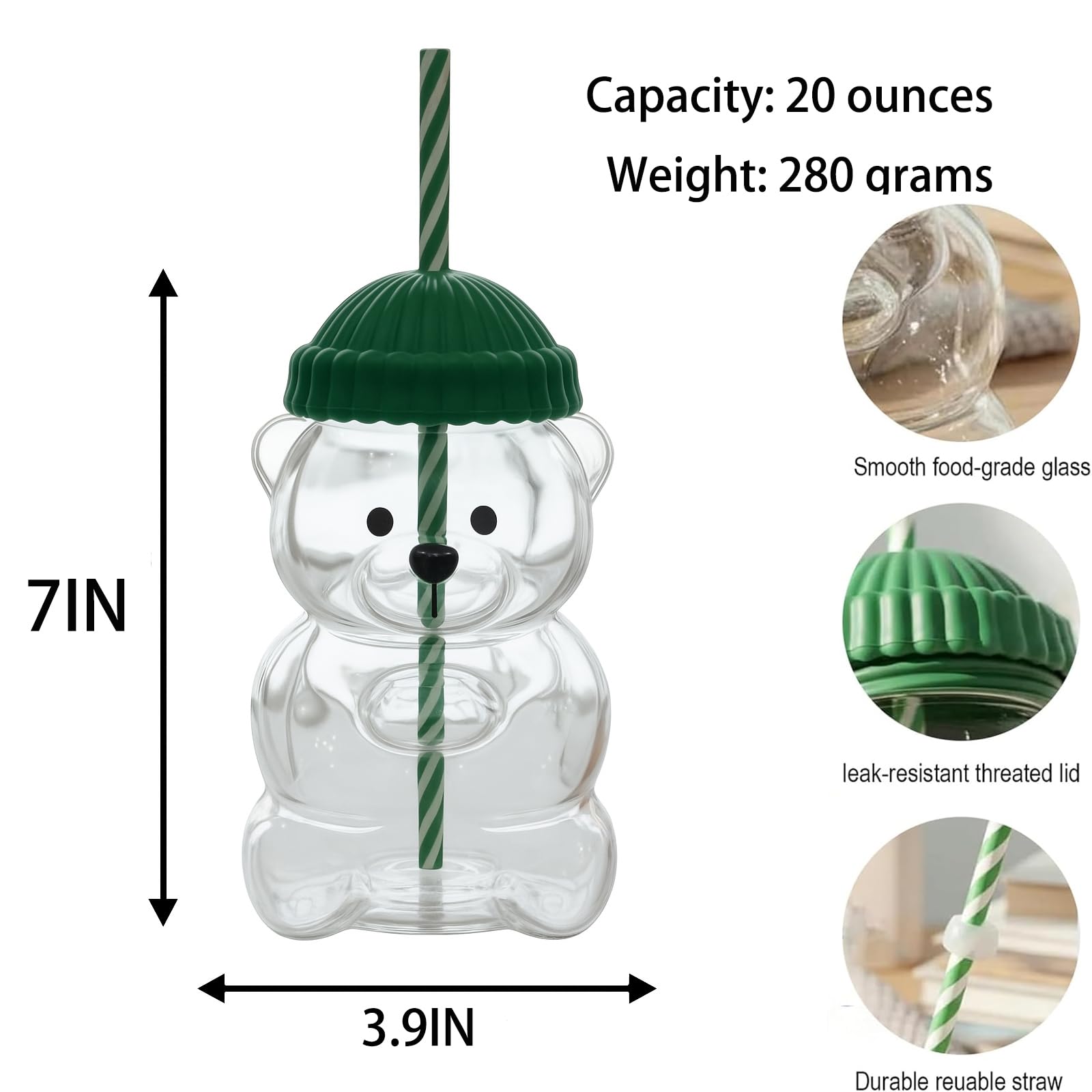 Capacidad de 590 ml para disfrutar bebidas con ZHSSTUIEN sin rellenar