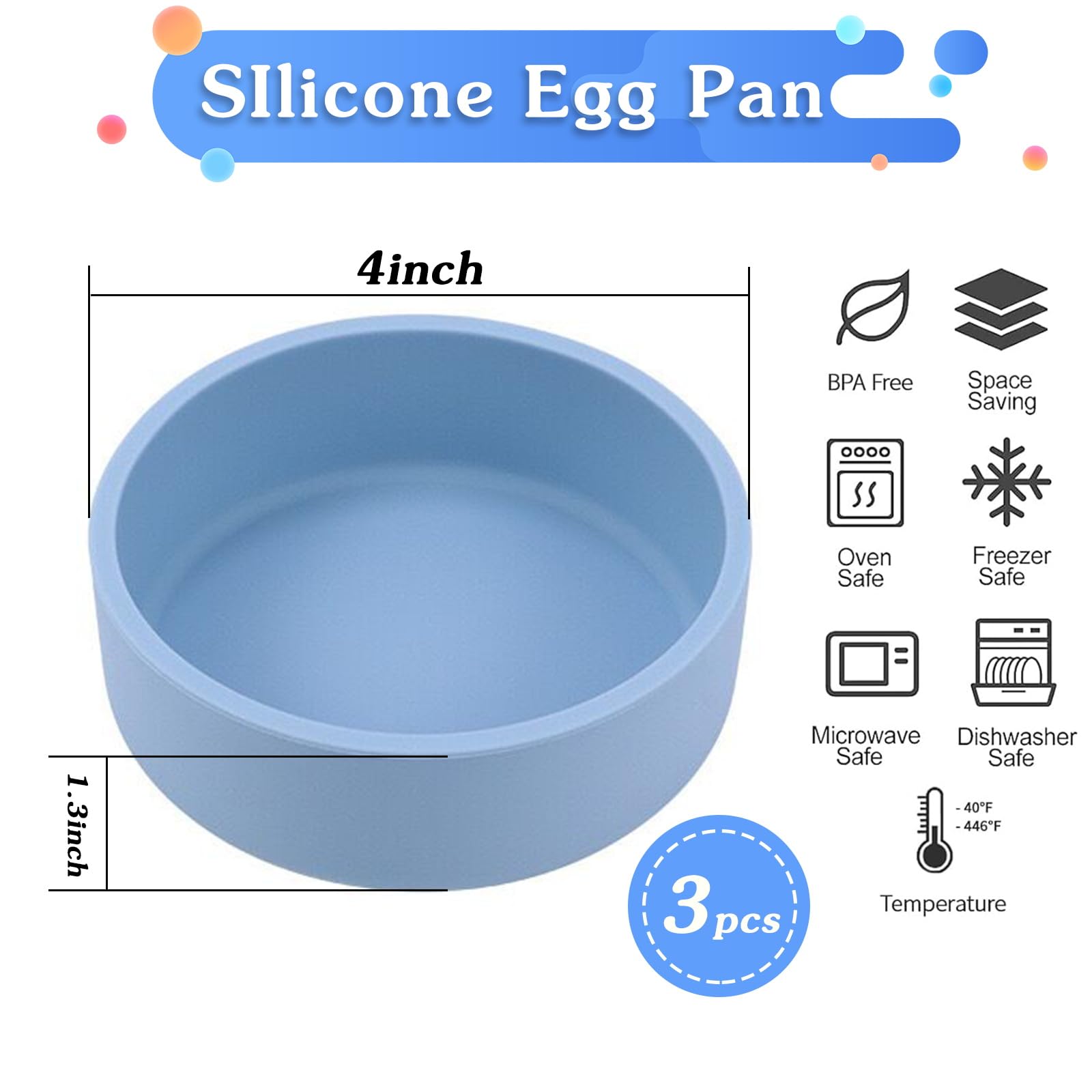 ZHYEEDAA moldes de silicona para huevos, compatibles con microondas y horno