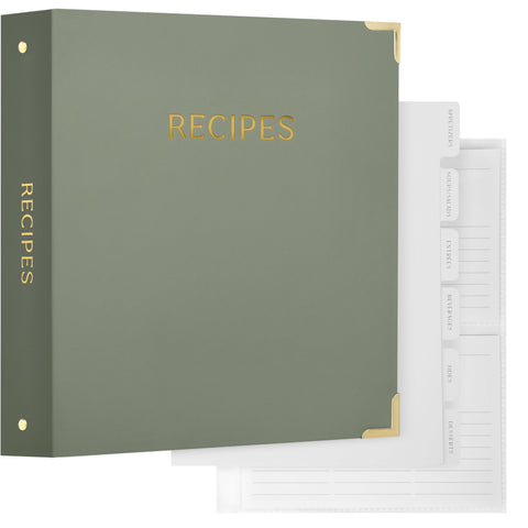 ZICOTO libro de recetas como regalo práctico para amantes de la cocina