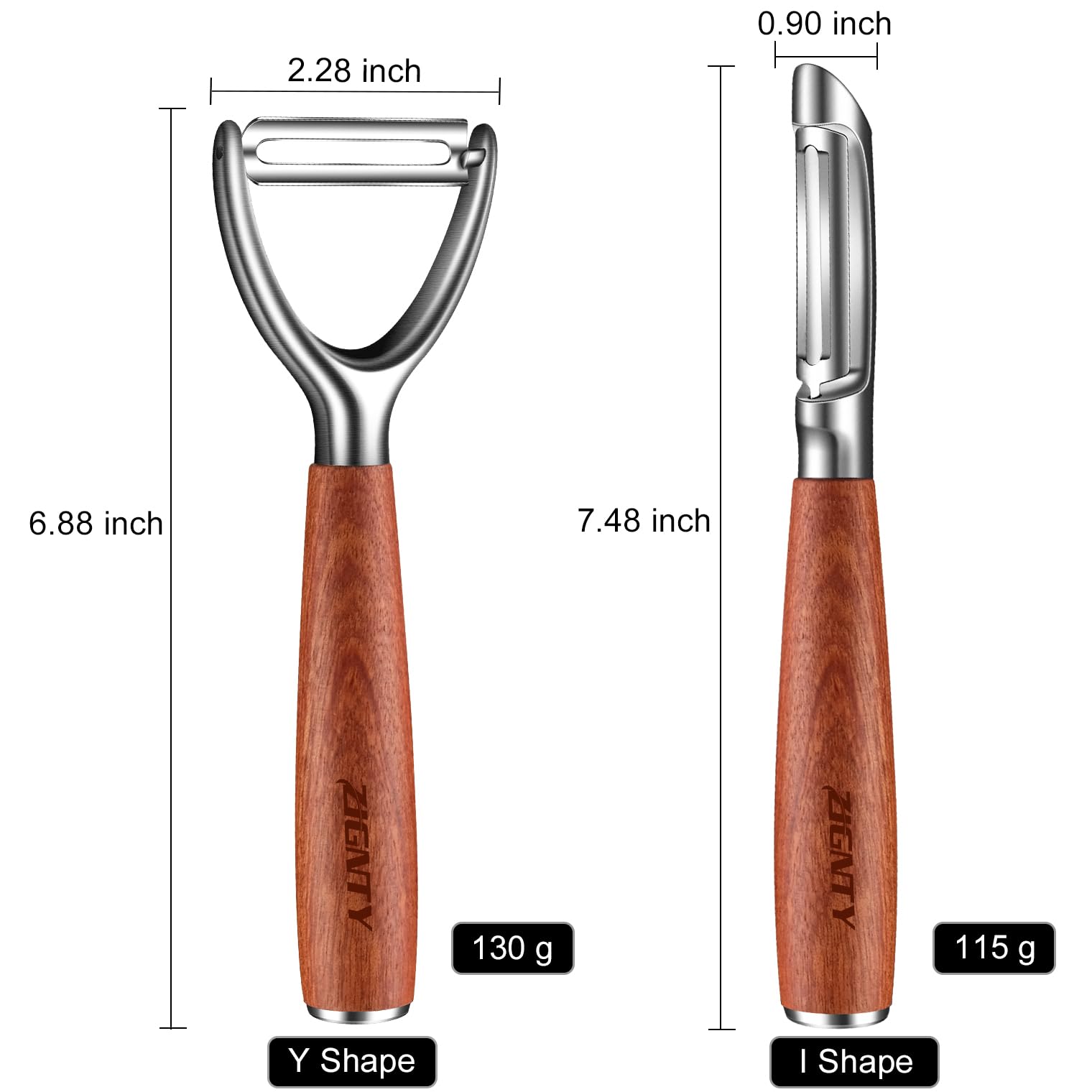 Empaque exquisito de regalo que combina acero y madera cálida