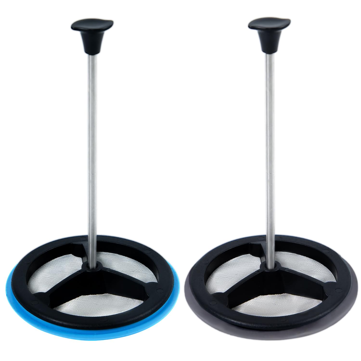 ziHenryDa prensa francesa silicona 2-pack para café suave en ruta