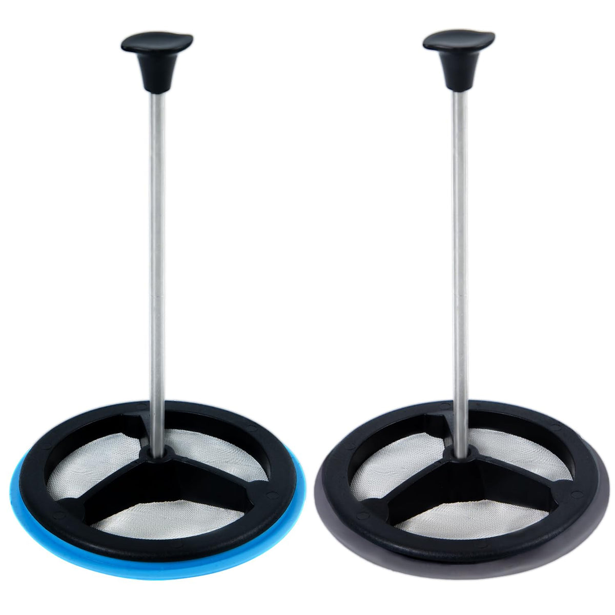 ziHenryDa prensa francesa silicona 2-pack para café suave en ruta
