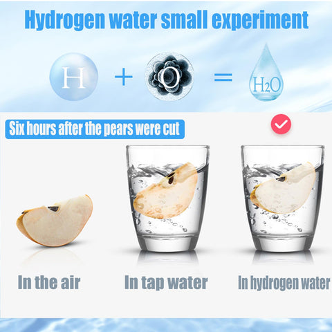 ZIHUOFAN genera burbujas suaves para agua hidrogenada refrescante.
