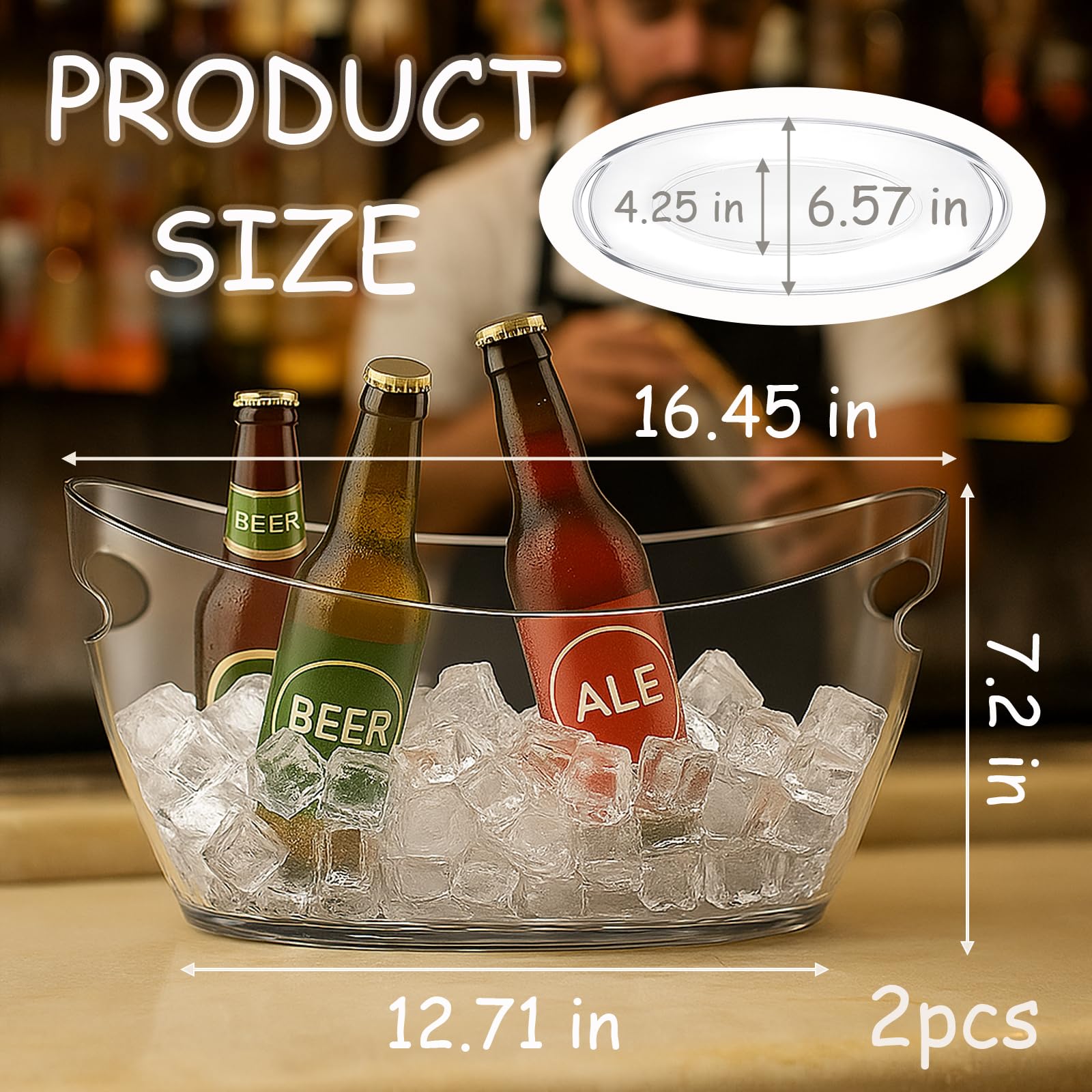 ZILAMGOO cucharas sin BPA incluidas para servir bebidas con facilidad.