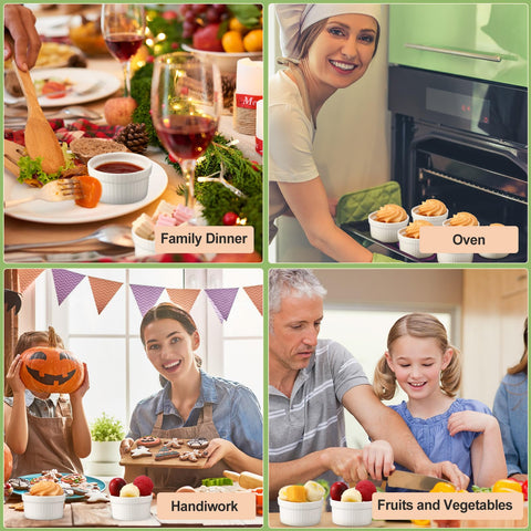 Porciones individuales Ziliny para brunch o fiestas, fáciles de usar y limpiar.
