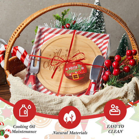 Bandeja mini navideña Ziliny para servir quesos y aperitivos