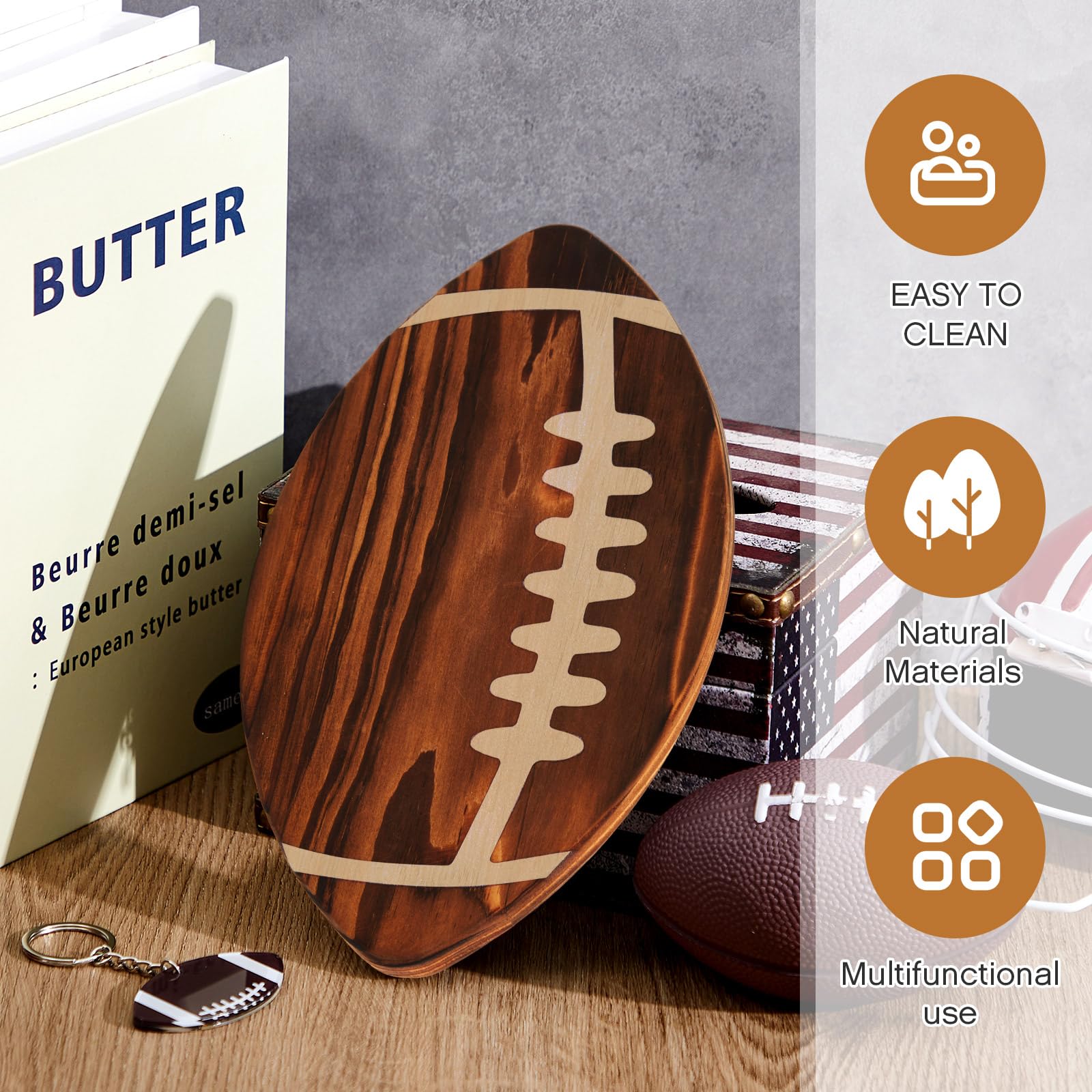 Caja regalo Ziliny con diseño temático para balón de fútbol.