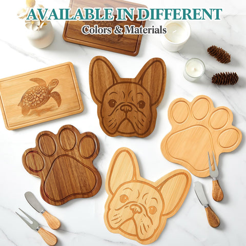 Ziliny detalle bulldog francés, añade encanto a la mesa.