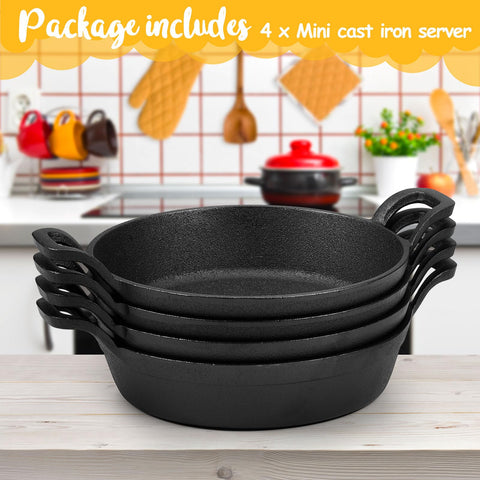 Sartén Ziliny mini lista para horno para terminar platos en caliente.