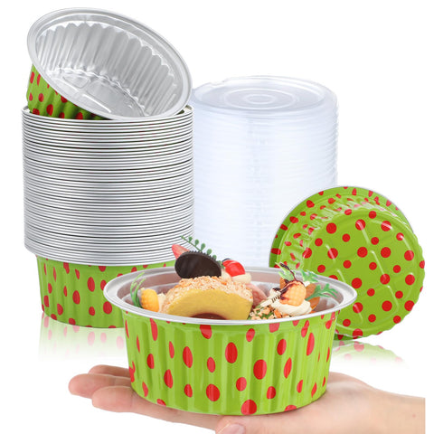 Ziliny: pan-navidad-580ml-verde-rojo-con-tapa, ideal para hornear y transportar porciones festivas.