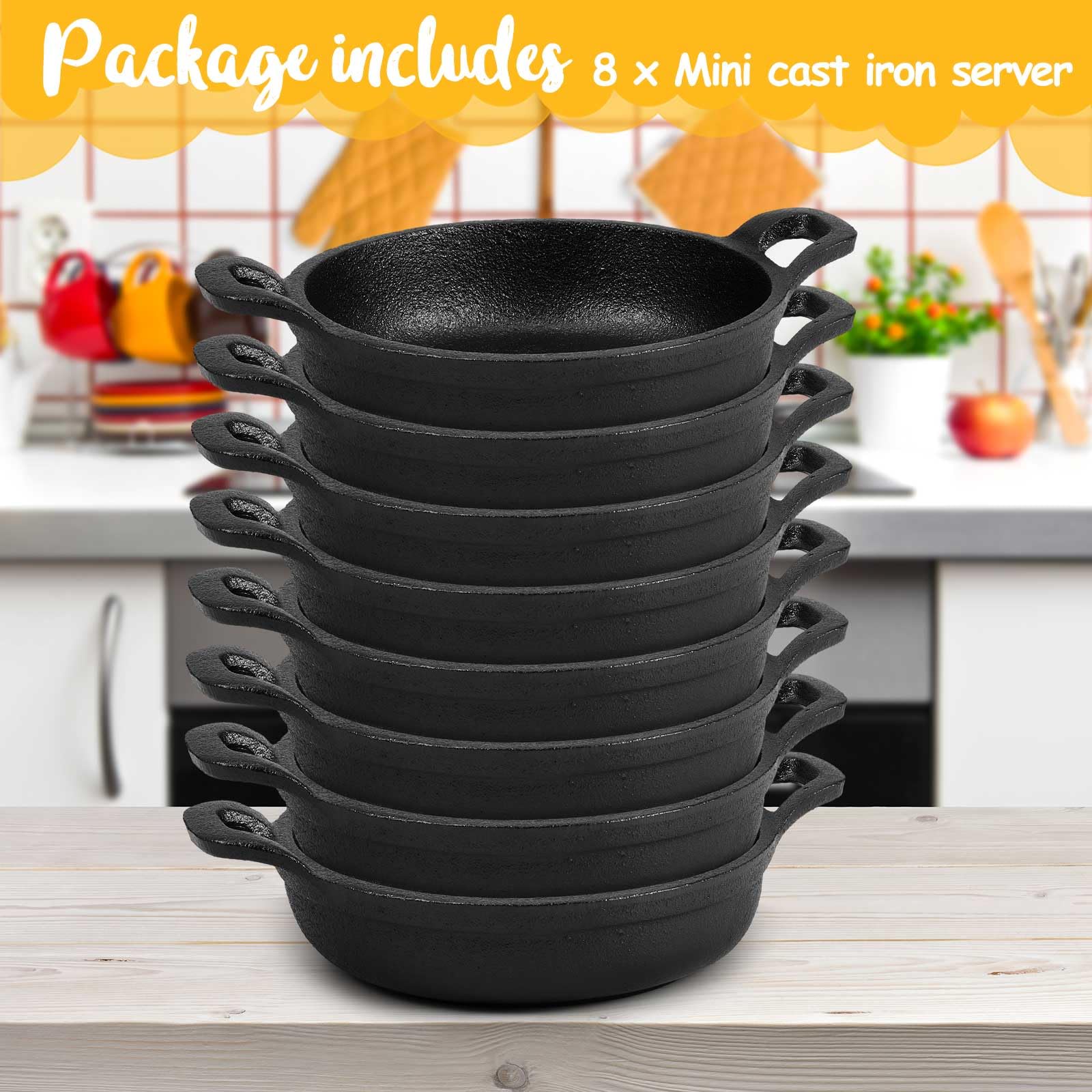 Sartén mini Ziliny apta para horno para usos interiores.