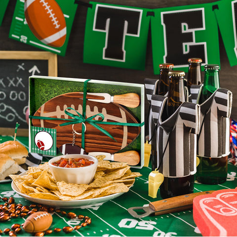 Perfecto para servir aperitivos durante un partido o fiesta.