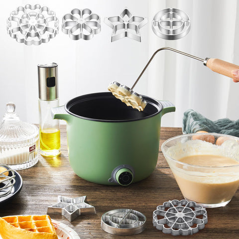 Ziliny set de 6 moldes para galletas, buñuelos y chocolates