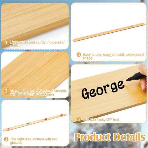 Tablero de madera natural de Ziliny con estética rústica.
