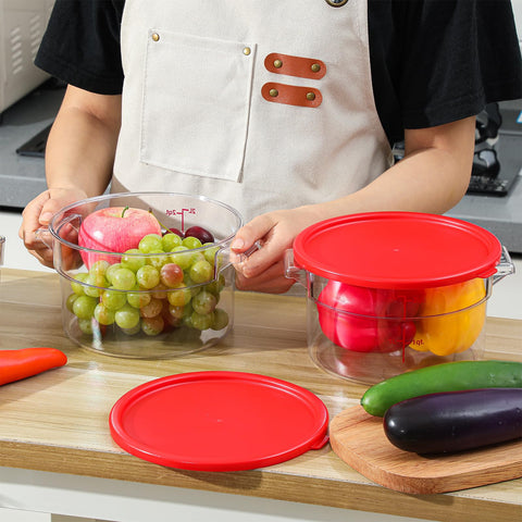 Ziliny tapa roja hermética para contenedores, cierre seguro