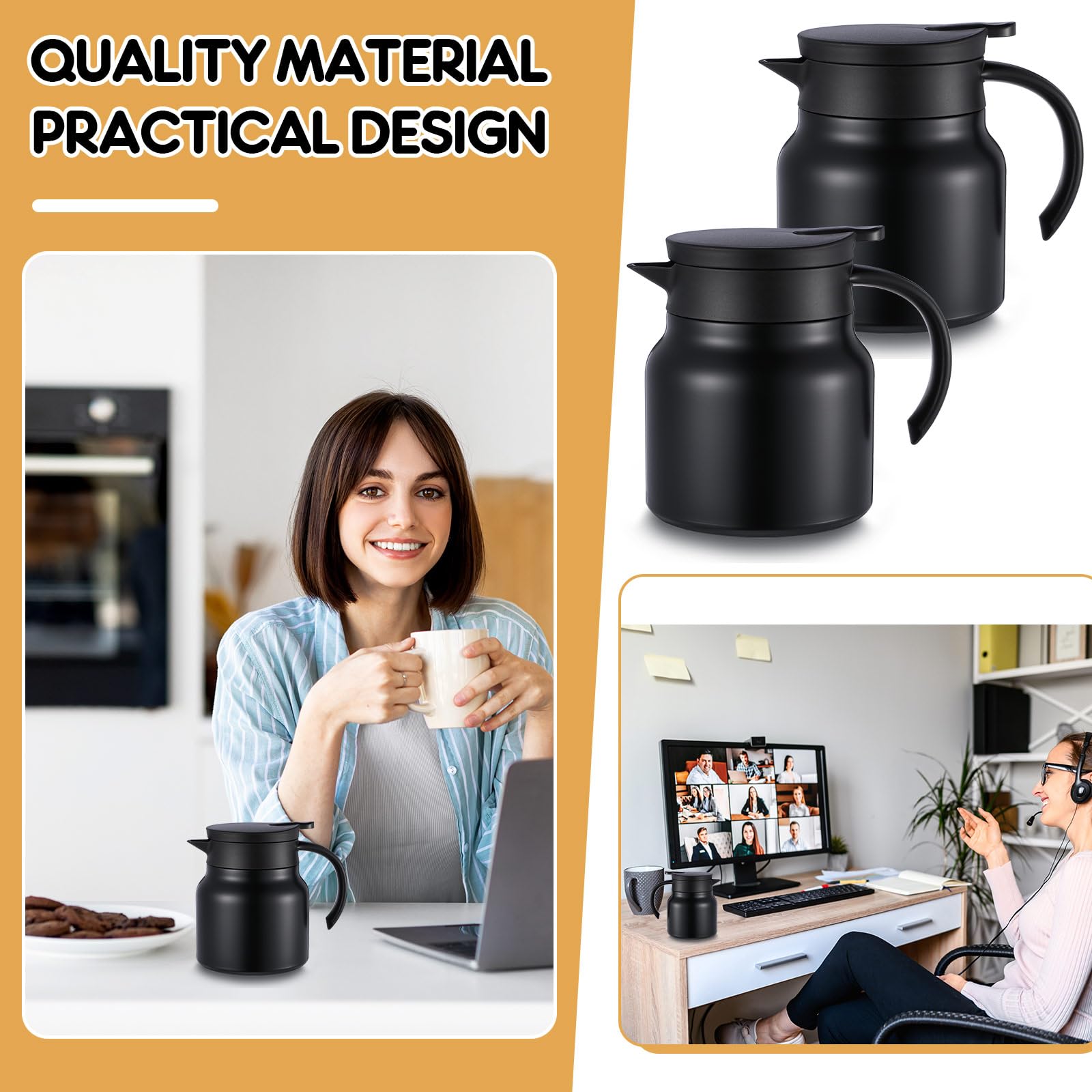 Uso multipropósito Ziliny para té, leche y jugos en cualquier ocasión.
