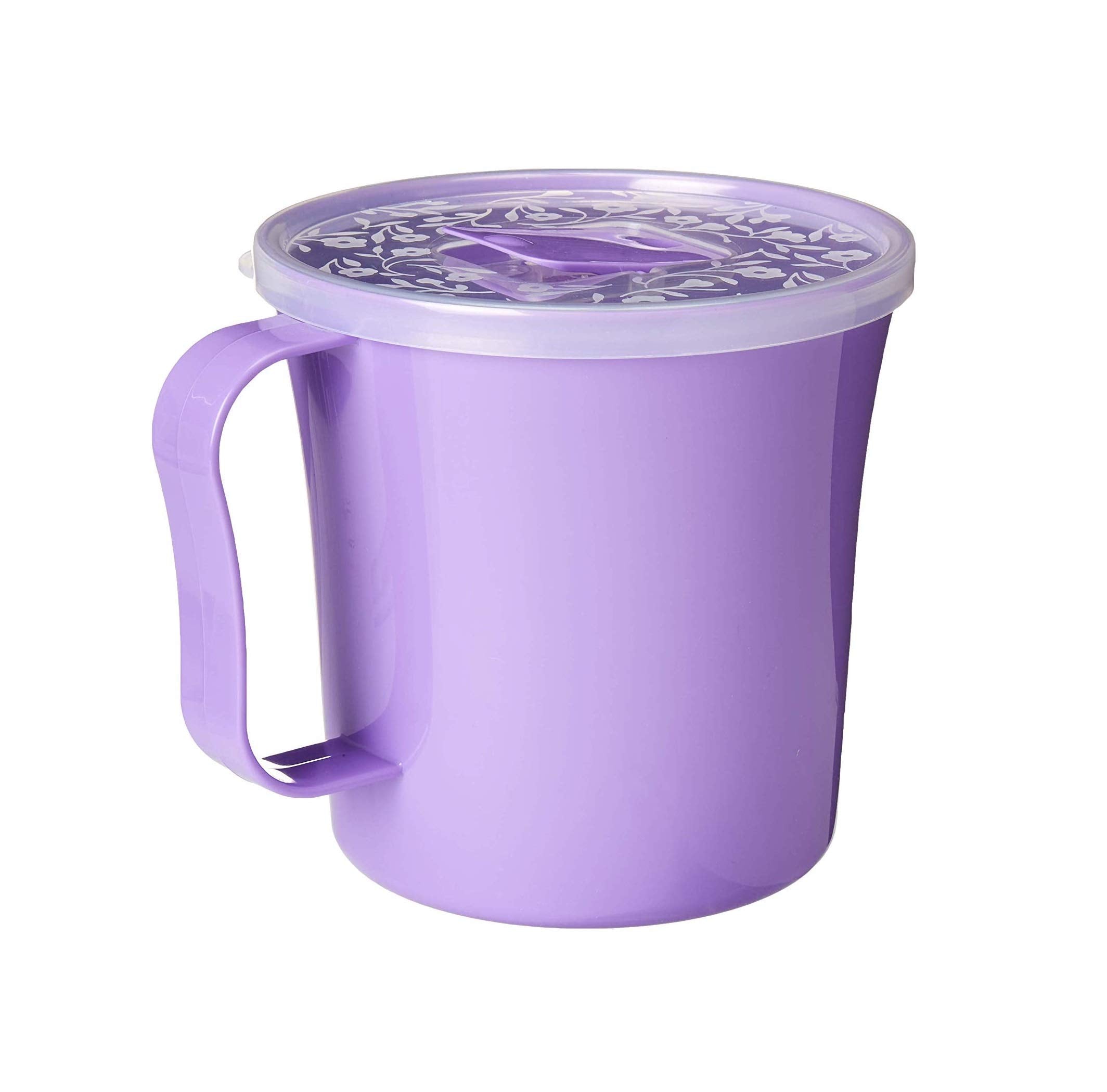 Taza Zilpoo de sopa apilable, diseño moderno para ahorrar espacio.