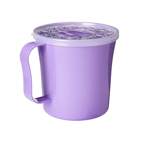 Taza Zilpoo de sopa apilable, diseño moderno para ahorrar espacio.