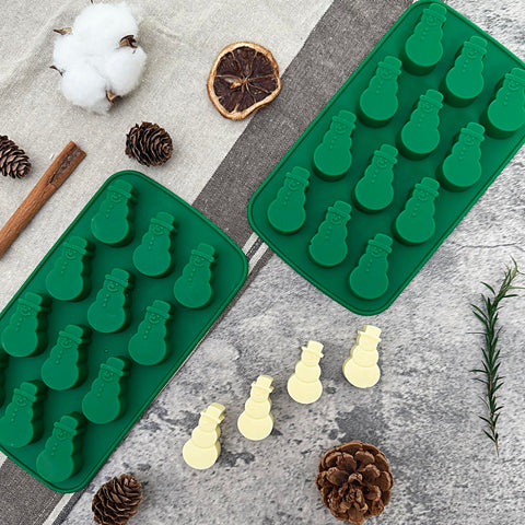 ZINDIACINE molde para navidad hornear chocolate y hielo.