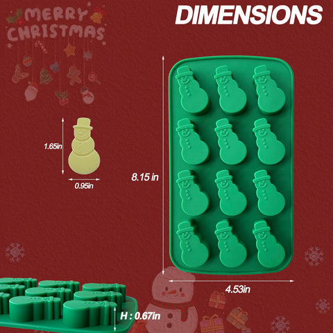 ZINDIACINE molde silicona navidad dulces y chocolate.