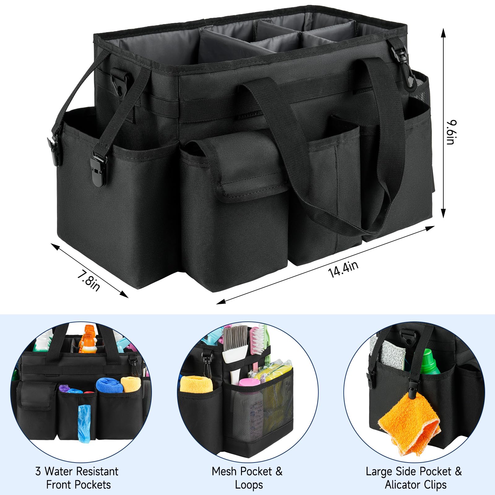 ZIOZERTT bolsa con correa ajustable, reduce tensión en el hombro durante el traslado.