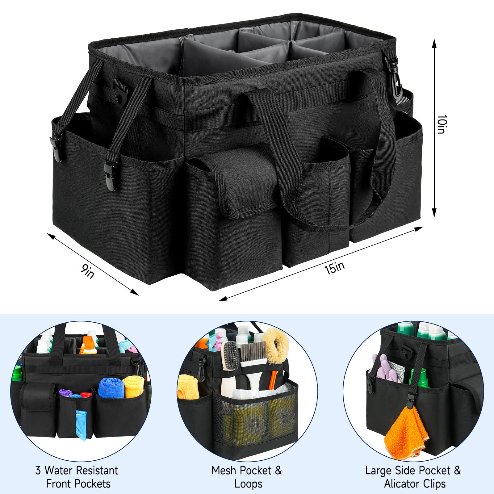 ZIOZERTT organizador con base de malla aireada para mayor durabilidad y ventilación.