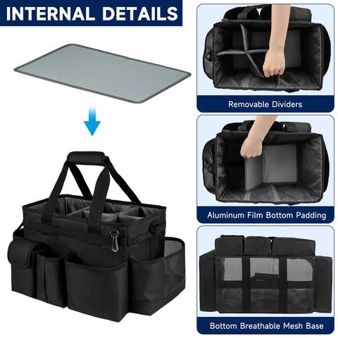 ZIOZERTT organizador con bolsillos múltiples para ordenar artículos pequeños.