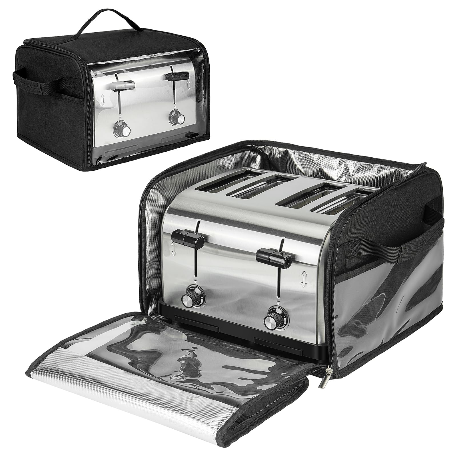 Funda ZIOZERTT para tostadora 4 rebanadas, compatible y ajustada