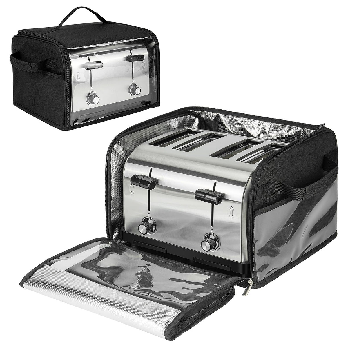 Funda ZIOZERTT para tostadora 4 rebanadas, compatible y ajustada