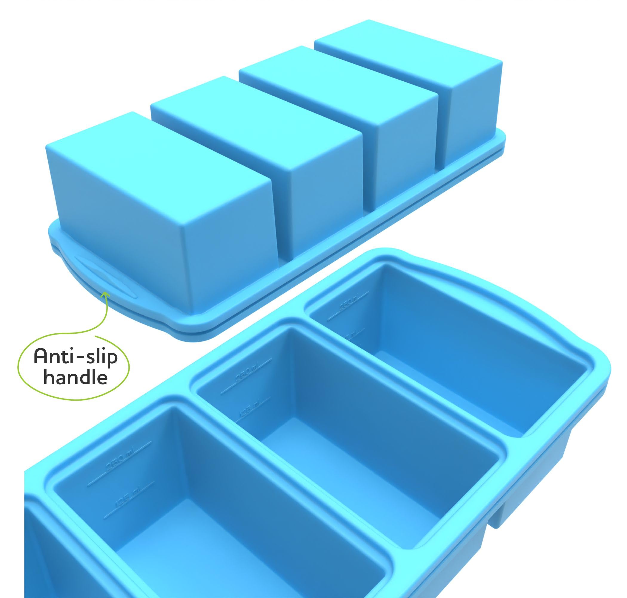 ZIP STANDING: apto para horno y congelador para cocinar y almacenar.