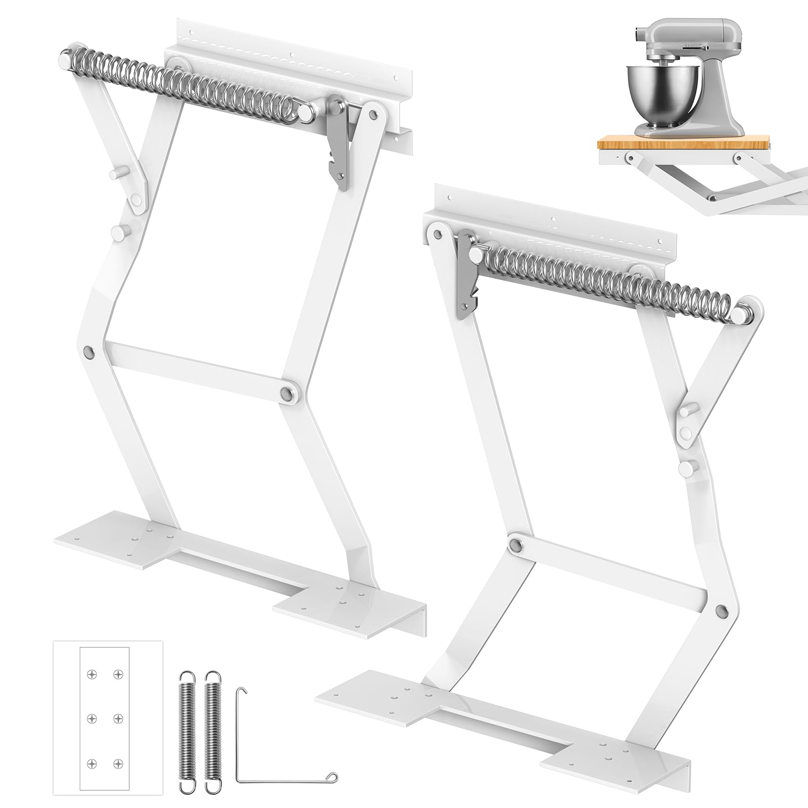 Zipcase elevador de electrodomésticos en cocina eleva la mezcladora con suavidad
