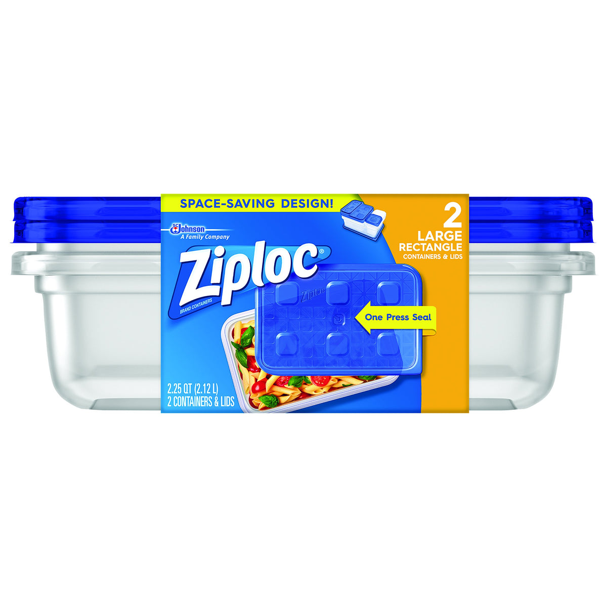 Ziploc 321874: contenedores apilables para ahorrar espacio en nevera.