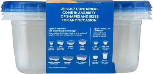 Ziploc 321874: contenedores aptos para lavavajillas y microondas.