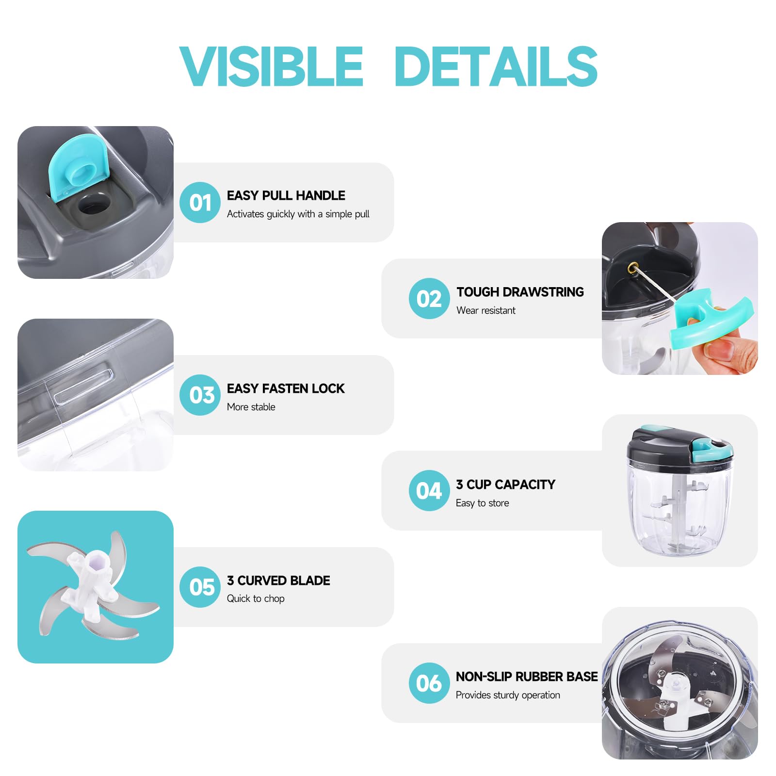 Ziweaye envase 900 ml durable libre de BPA