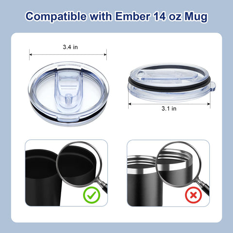 Material libre de BPA de ZIZAISM, tapa compatible con Swig Life 40oz.