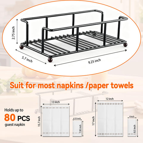 zizouoe porta-papel-bano-negro, detalle de mango sólido para mayor durabilidad.