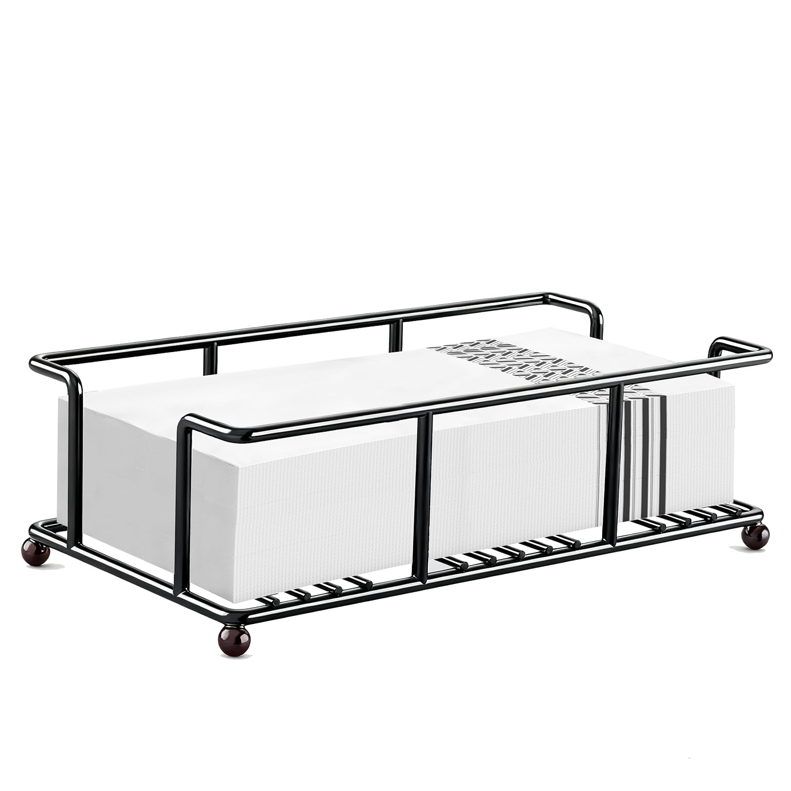 zizouoe porta-papel-bano-negro, vista frontal, diseño elegante para el baño.