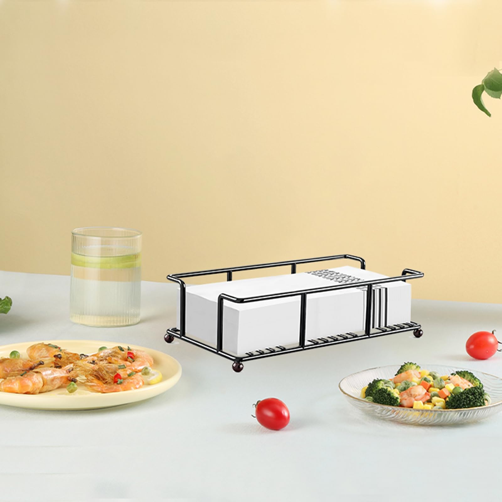 zizouoe porta-papel-bano-negro, ideal para invitados en el baño.