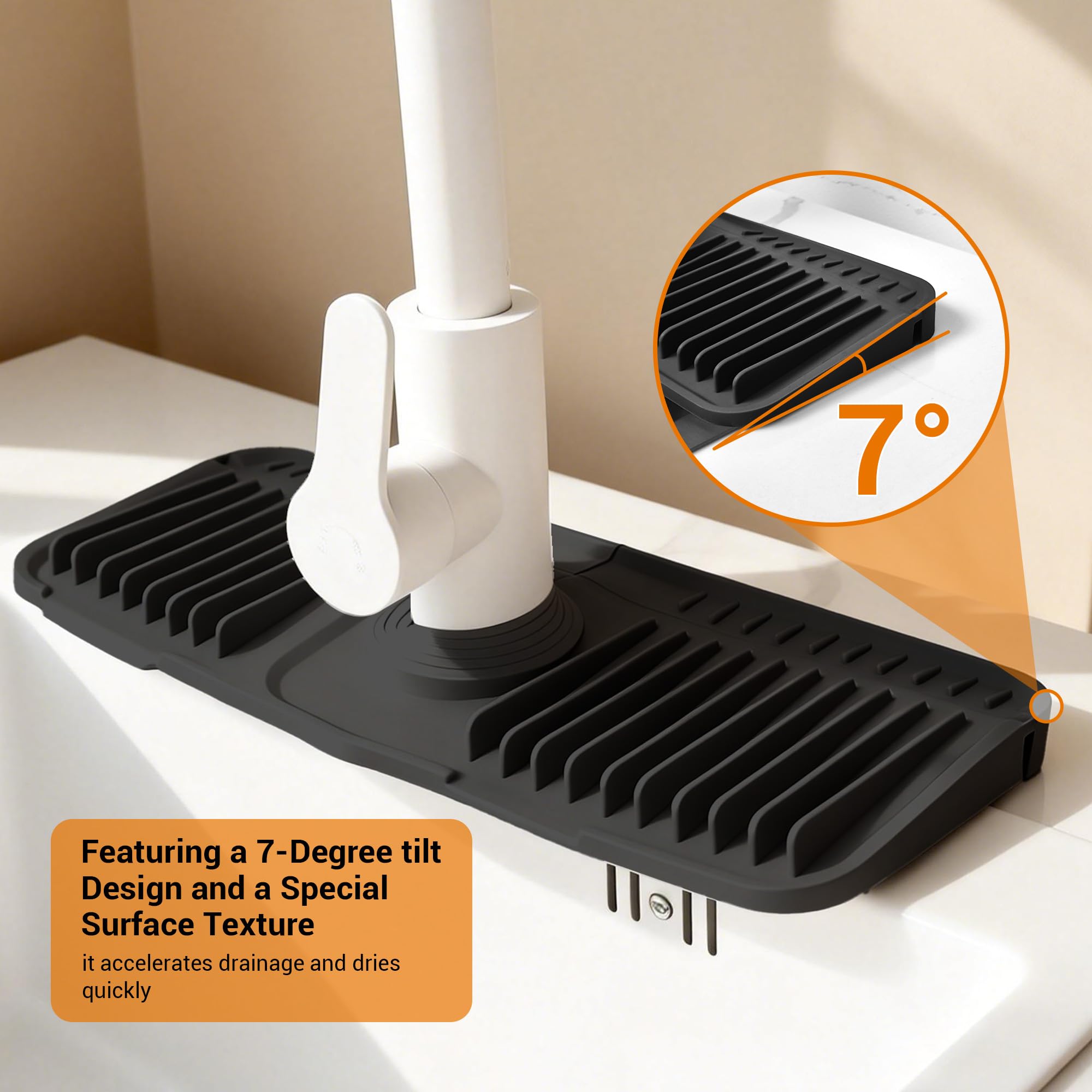 ZJWZLG diseño snap-on ajustable para grifos de cocina y baño.