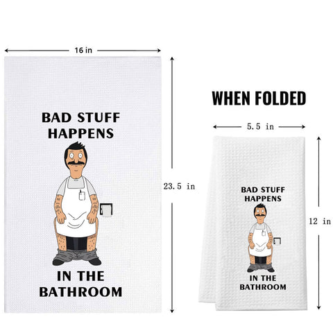 Toalla de cocina ZJXHPO Bob Belcher suave e hipoalergénica para uso diario