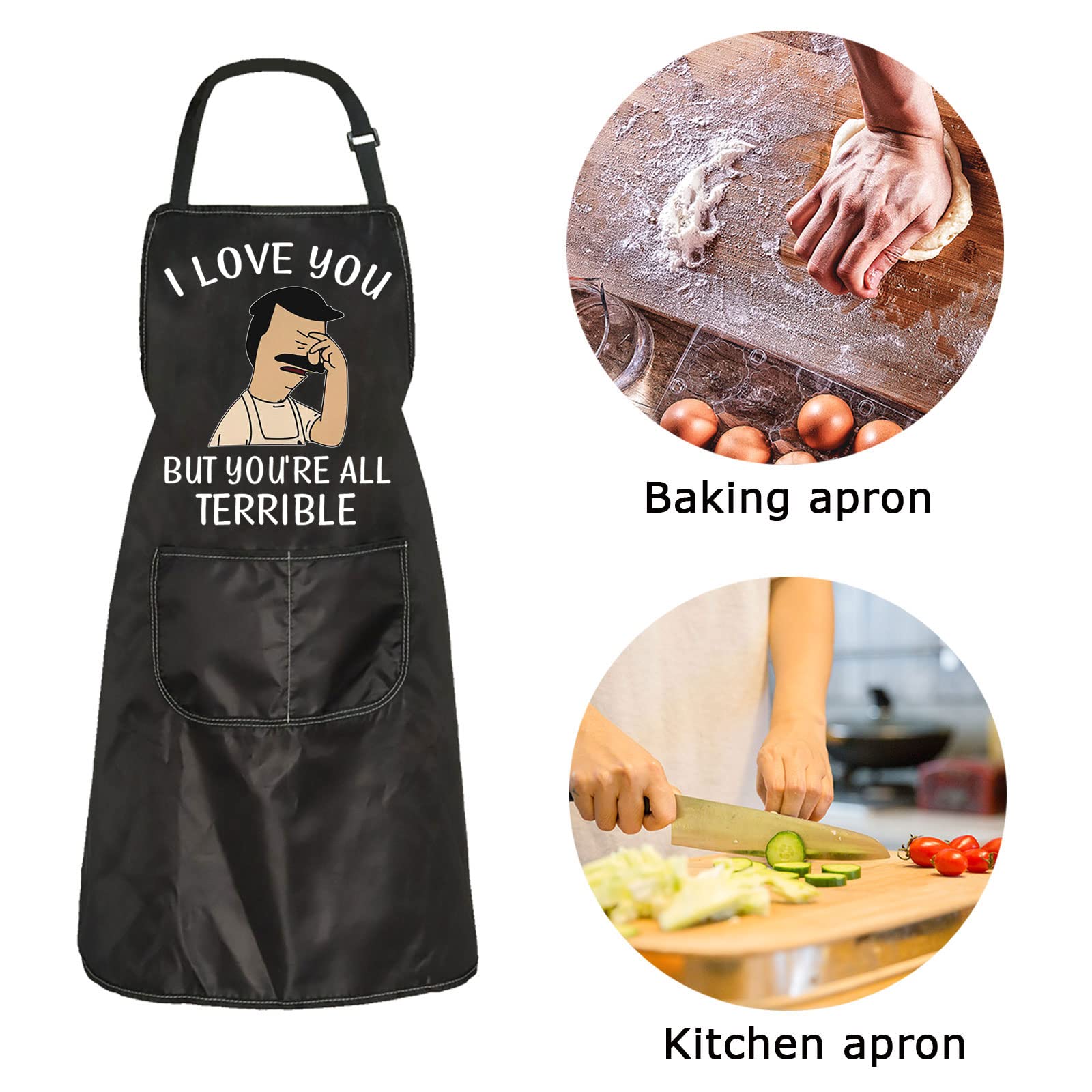 Protege la ropa al cocinar con el delantal ZJXHPO.
