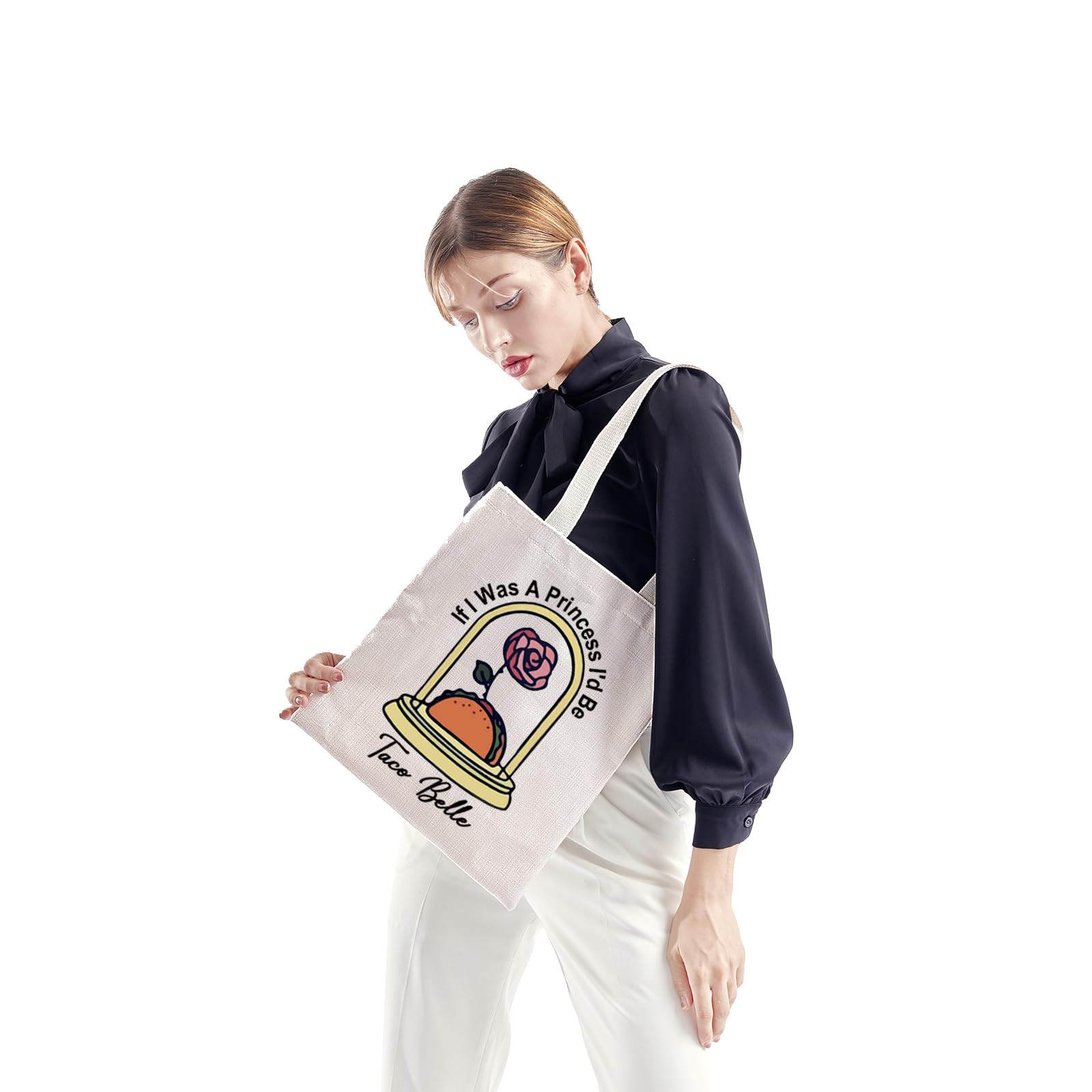 ZJXHPO Taco Belle Tote, recubierta impermeable para protección contra goteos y lluvia.