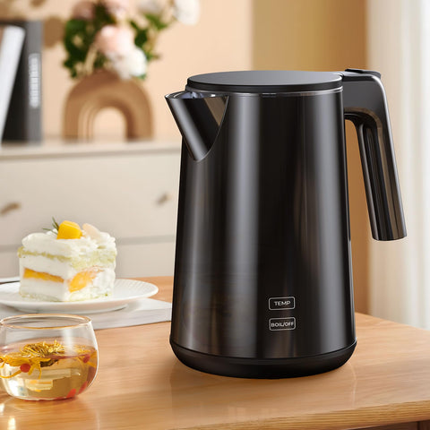Hervidor eléctrico ZKBHOME 1L con ebullición rápida para beber en minutos.