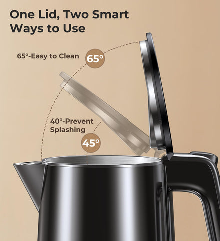 Capacidad de 1 litro para varias tazas de té o café.