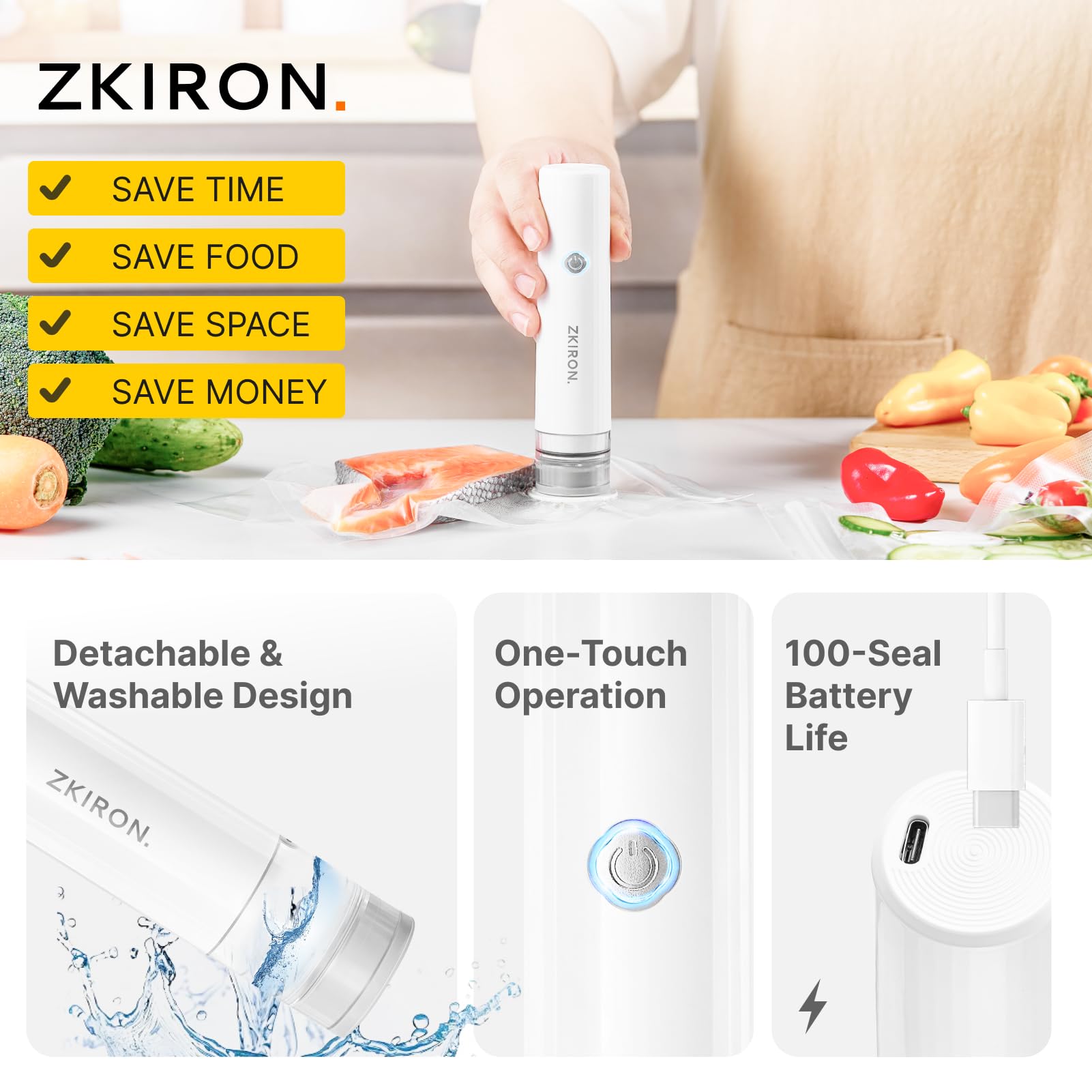 Interfaz de ZKIRON OneTouch que minimiza fugas para un sellado más eficiente