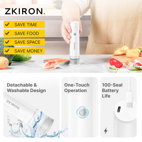Interfaz de ZKIRON OneTouch que minimiza fugas para un sellado más eficiente