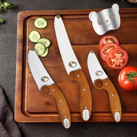 Conjunto de cuchillos de corte utilitario de 7 pulgadas para tareas de precisión.