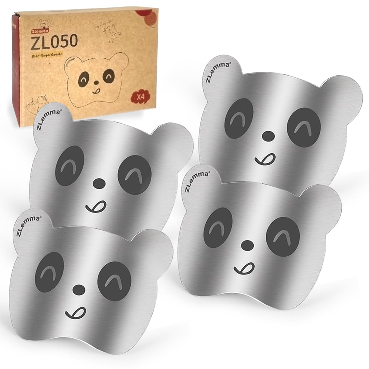 Protector dedo panda de ZLemma con doble anillo para cortes más estables