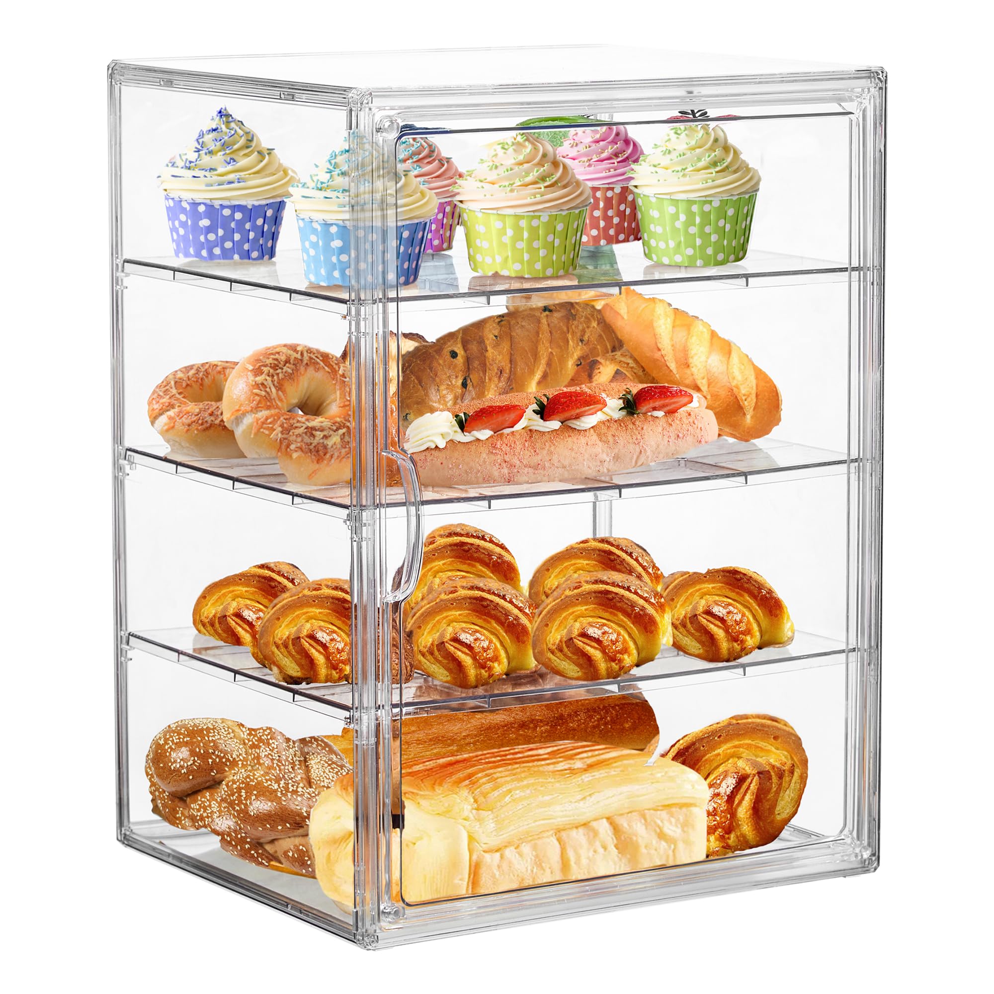 ZLLZUU Panera de 4 capas ajustables para panes de diferentes tamaños