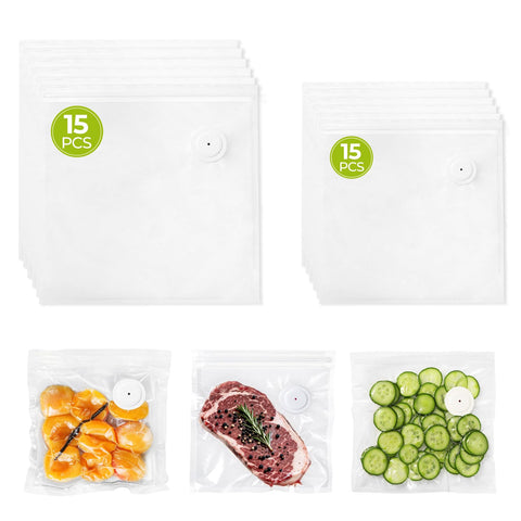 Bolsas ZLTMYI para vacío con válvula, sellado seguro para conservar frescura.